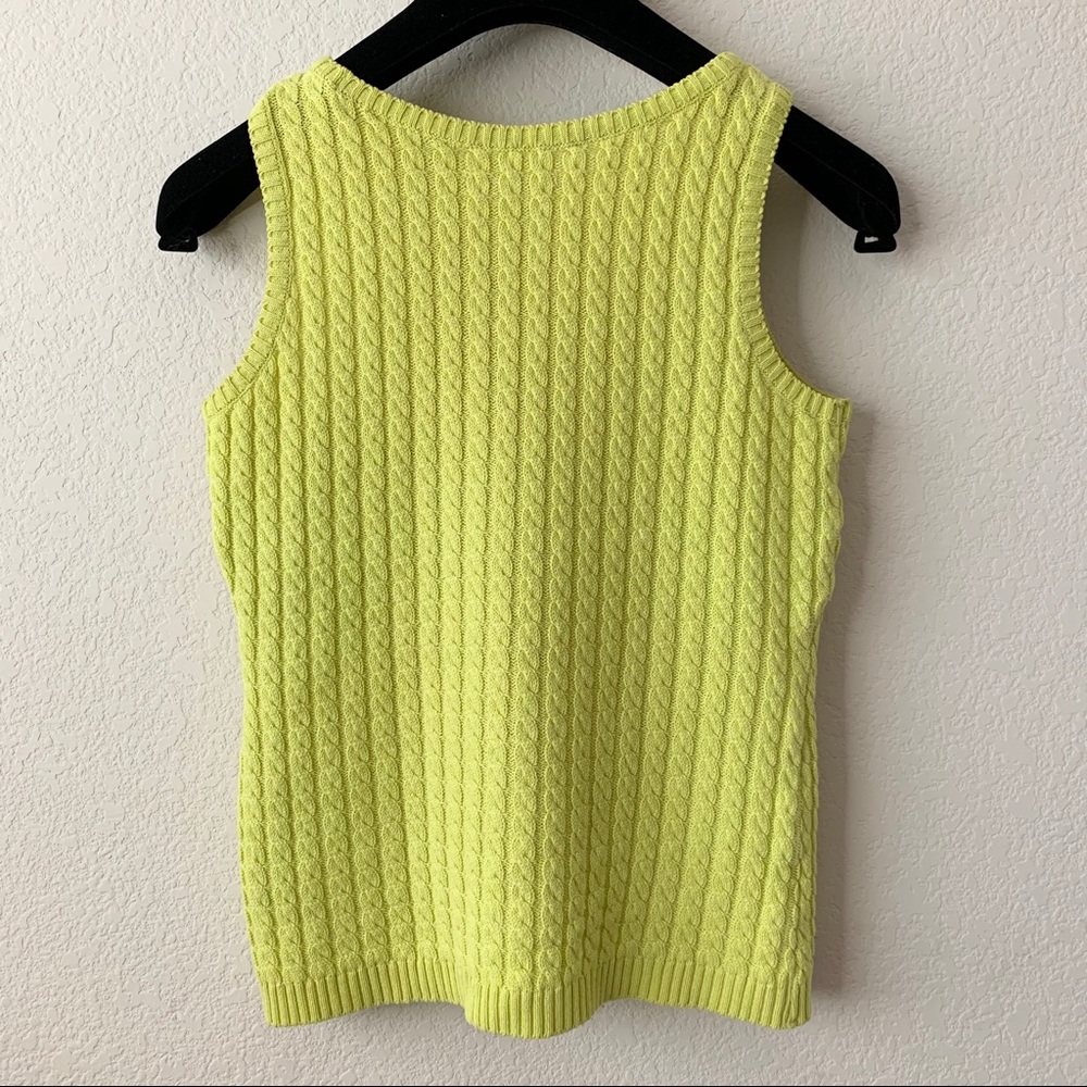 Bright cable knit top - Picture 7 of 14